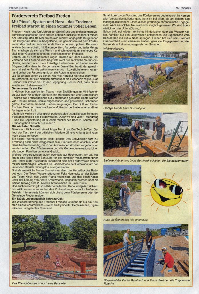 Mitteilungsblatt - Mai 2025