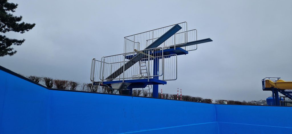 Der Einer wird gewartet